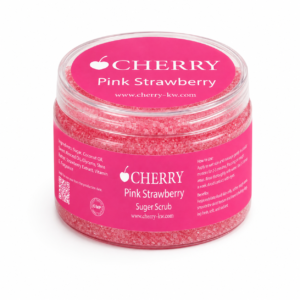 سنفرة السكر بينك ستروبري | Pink Strawberry Sugar Scrub